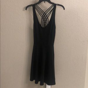 Black Strappy Back Dress